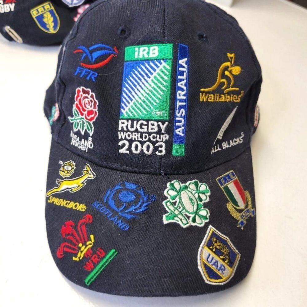 Vintage AUSTRALIA IRB Official Rugby World Cup 2003 Hat Cap Sports Collectable